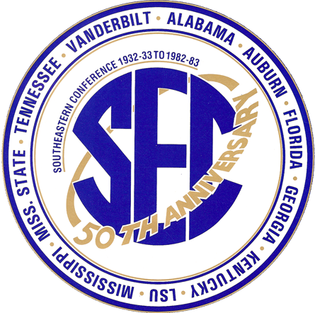 Southeastern Conference Logo - 50th Anniversary (445x442), Png Download