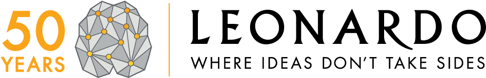 50th Anniversary Logo - Leonardo Journal Vol 35 No. 2 2002 (1114x277), Png Download