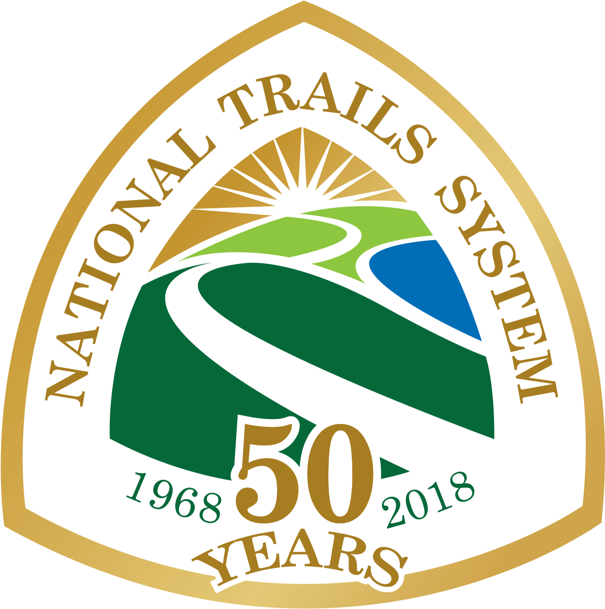 National Trails System Logo (1350x1350), Png Download