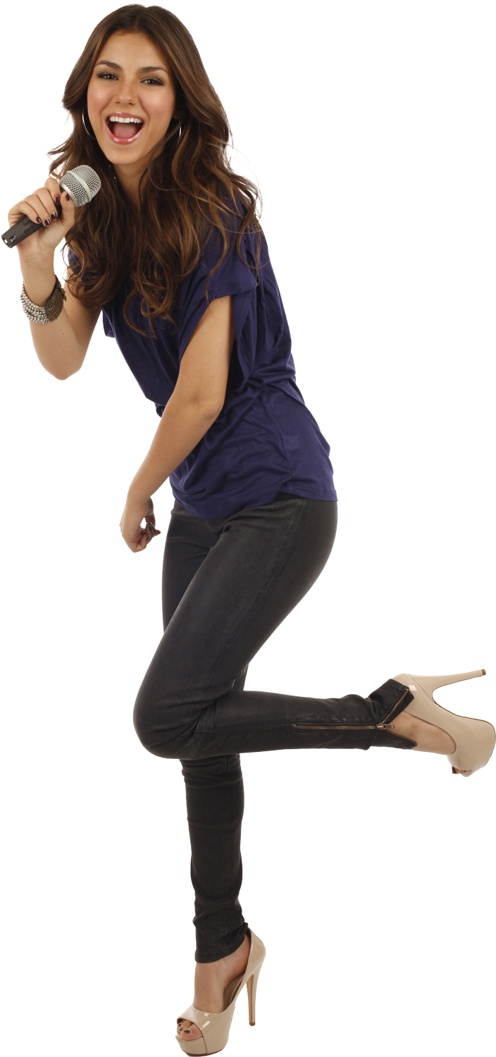 Victoria Justice Png - Victoria Justice Autographed 11x14 Photo Signature (704x1500), Png Download