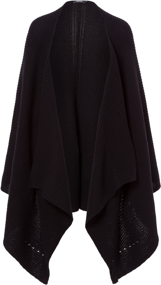 black cape coat with hood