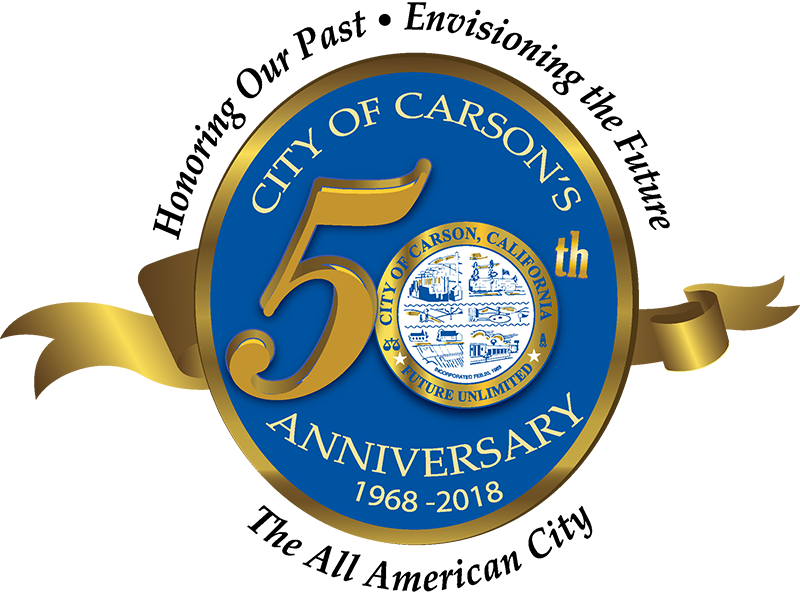 50th Anniversary Engraved Bricks - City Of Carson 50th Anniversary (800x594), Png Download