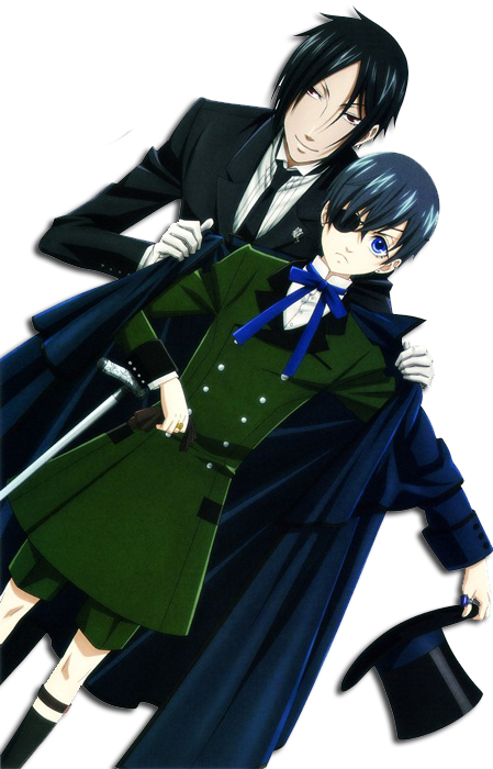 Ciel And Sebastian By Jrfantasy-d46zu8k - Ciel And Sebastian Shirts (449x700), Png Download