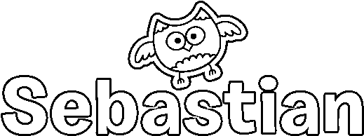 Dibujo De Sebastian Para Colorear - Cartoon (600x470), Png Download