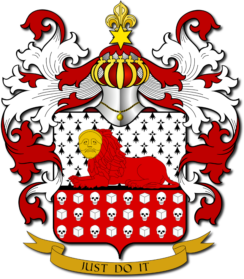 Fictionalcoat Of Arms Of Shia Labeouf - Coat Of Arms (1000x1000), Png Download