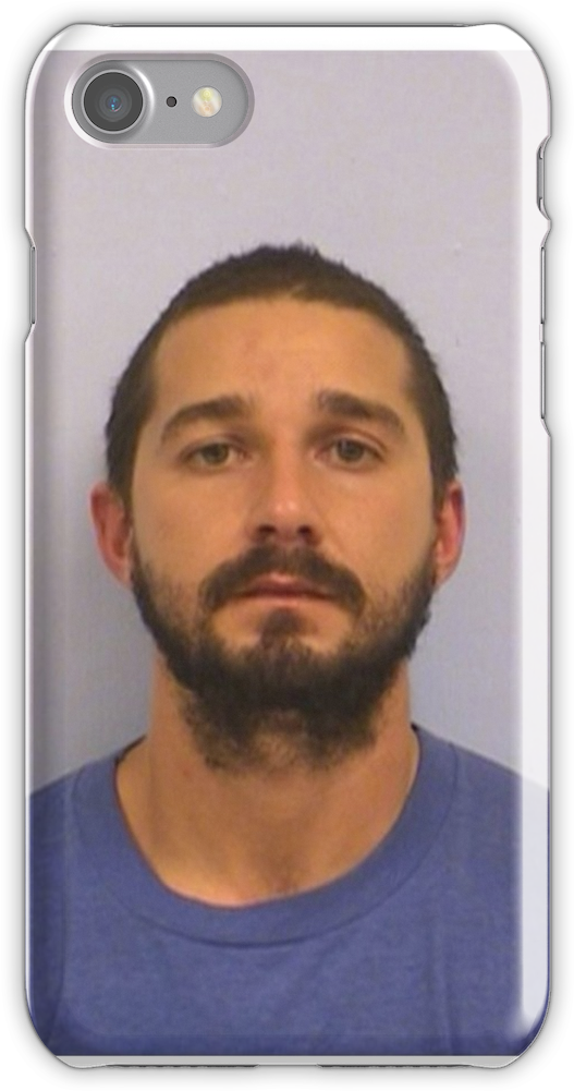 Shia Labeouf Mugshot Iphone 7 Snap Case - Shia Labeouf Arrestado (750x1000), Png Download