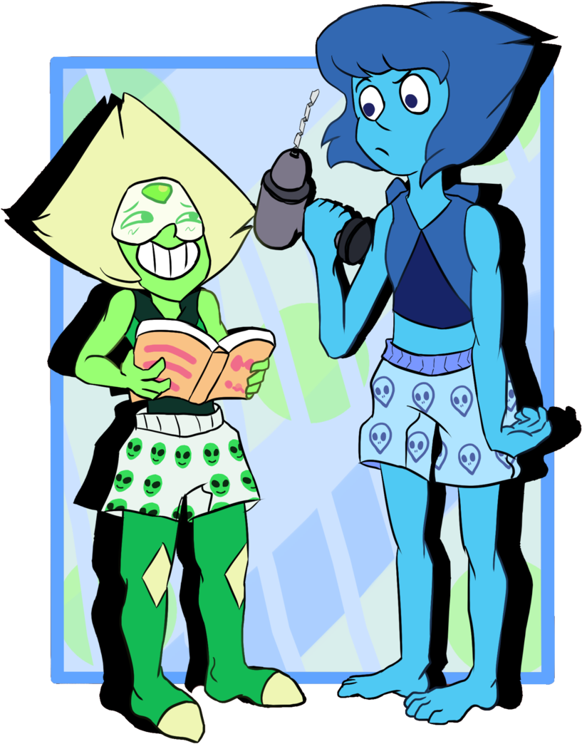 Alien Underwear - Peridot Steven Universe In Alien Underwear (1024x1273), Png Download