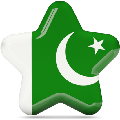 Pakistan Flag Pakistaniflag Pakistanibadge Badge Pakist - Flag Of Pakistan (412x413), Png Download