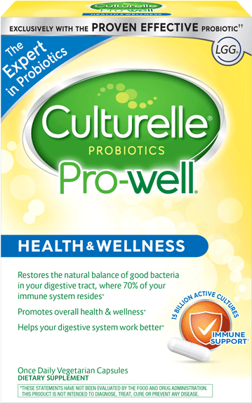 Make Good Choices Today For Tomorrow By Supporting - Culturelle Pro-well 3-in-1 Complete Probiotic Formula (541x639), Png Download