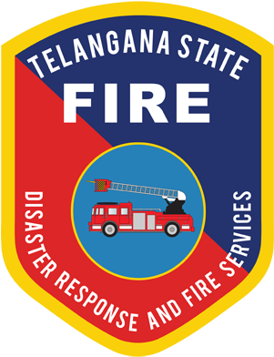 State Disaster Response And Fire Services Department - Telangana Fire Department Logo (300x414), Png Download