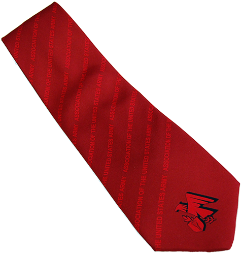 Red Tie With Ausa Emblem - Carmine (500x510), Png Download