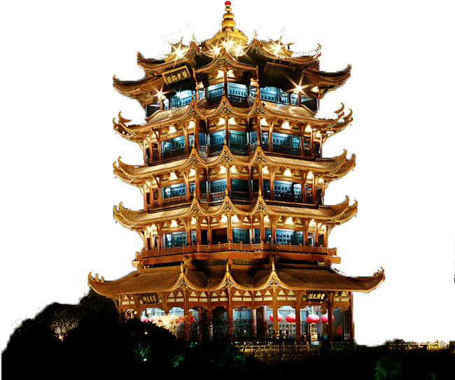 黃 鶴 樓 Png (650x687), Png Download