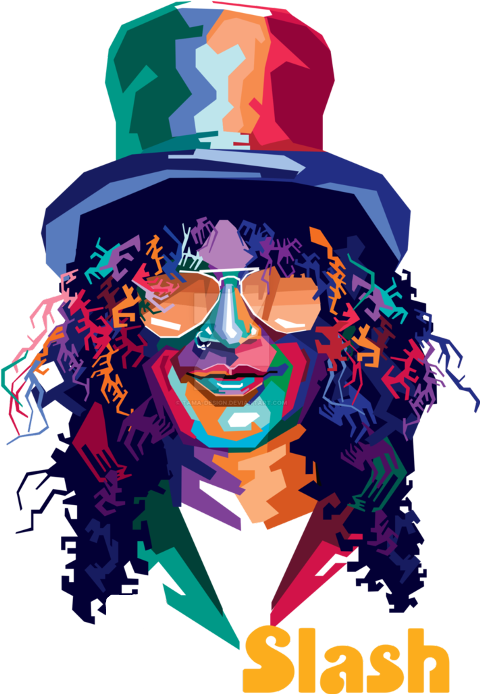 Free To Edit - Camiseta De Guns And Roses Slash (480x694), Png Download