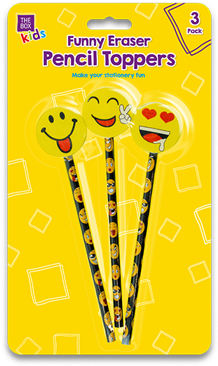 Emoticon Eraser Pencil Toppers - Musical Instrument (800x620), Png Download