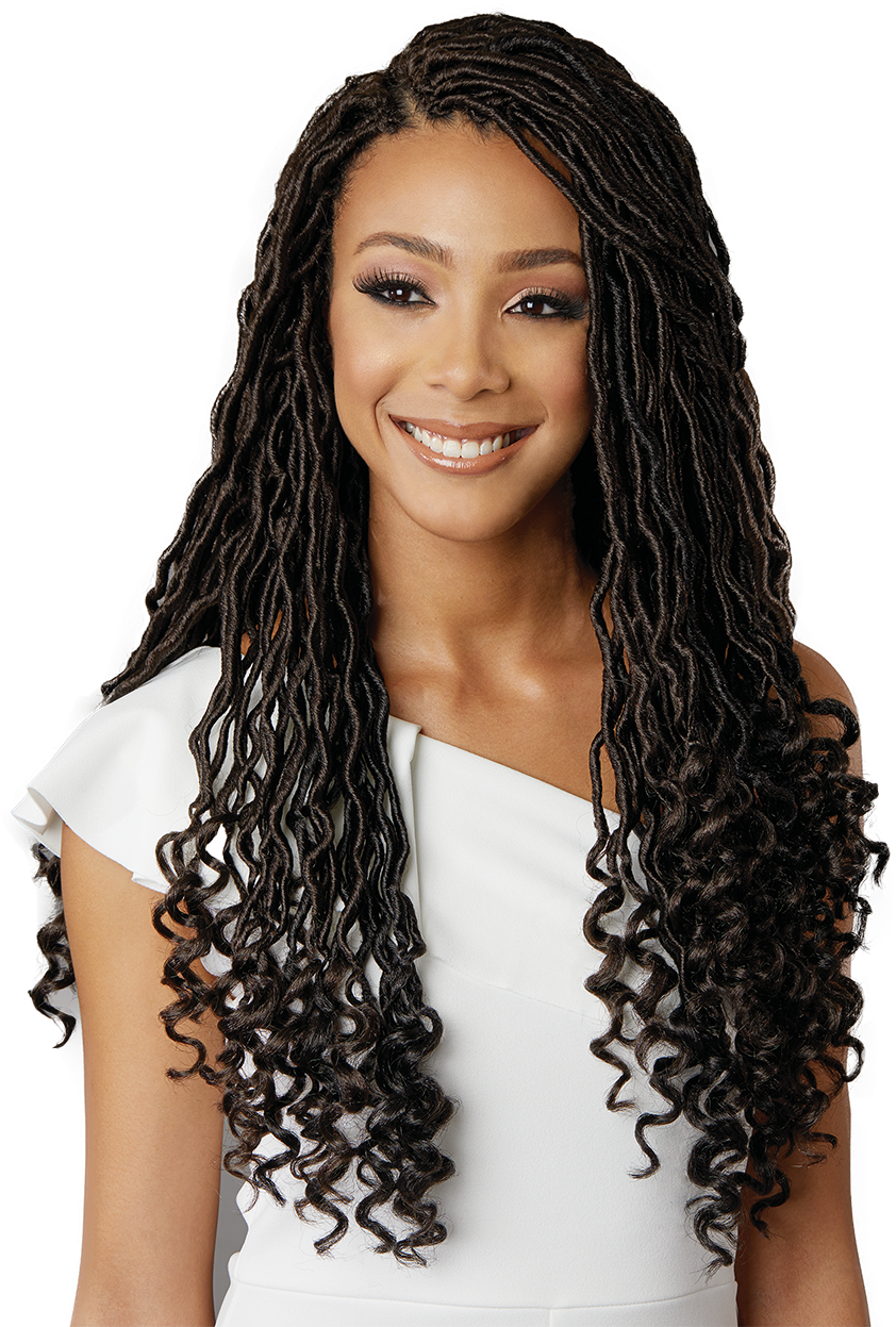 Bobbi Boss Goddess Locs Pinterest Hair Styles - Goddess Crochet Faux Locs (1000x1246), Png Download