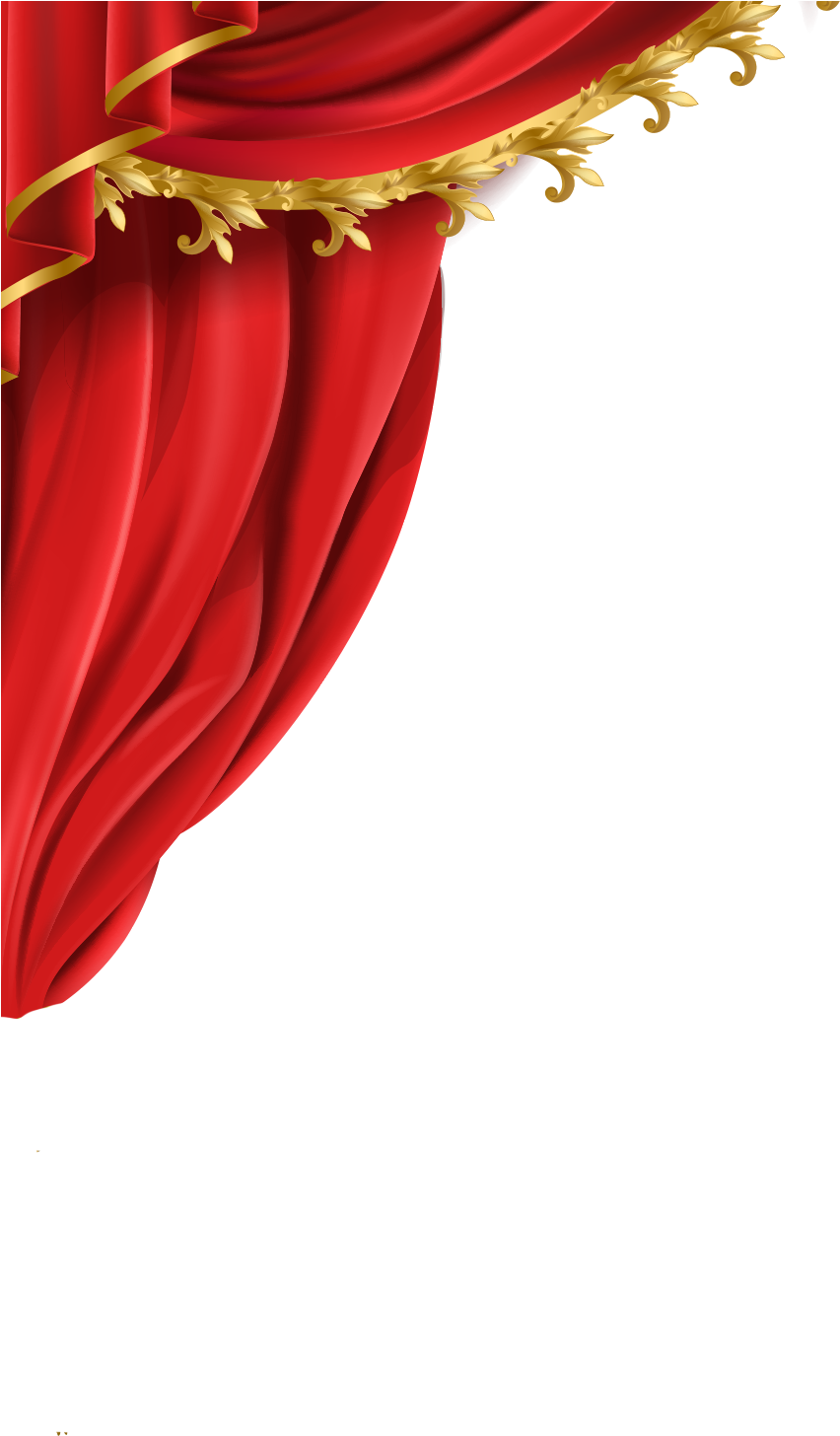 Gold-bar Curtain Curtain - Theater Curtain (1007x1455), Png Download