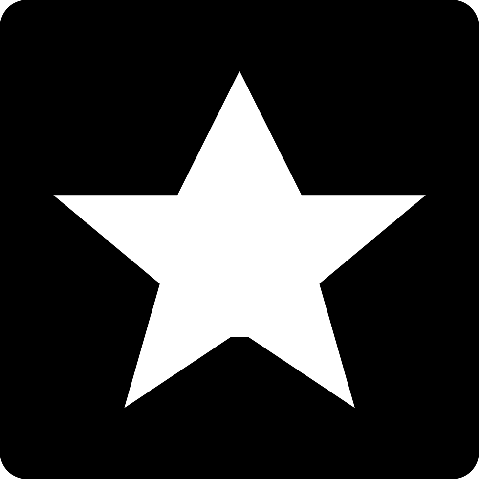 Png File - 6 Inch 5 Point Star (980x980), Png Download