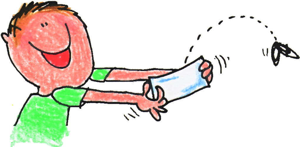 Flying Clips - Cartoon (1024x520), Png Download