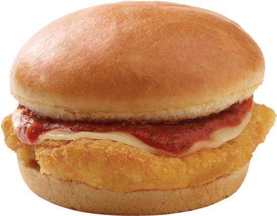 Chicken Parmesan Sandwich - Chicken Parmesan Sandwich Png (560x560), Png Download