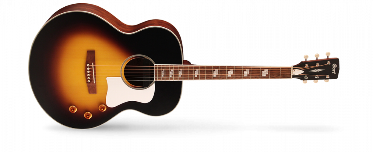 Download Cort Cj Retro Jumbo Acoustic Electric Guitar Cort Guitars Jumbo Png Image With No Background Pngkey Com