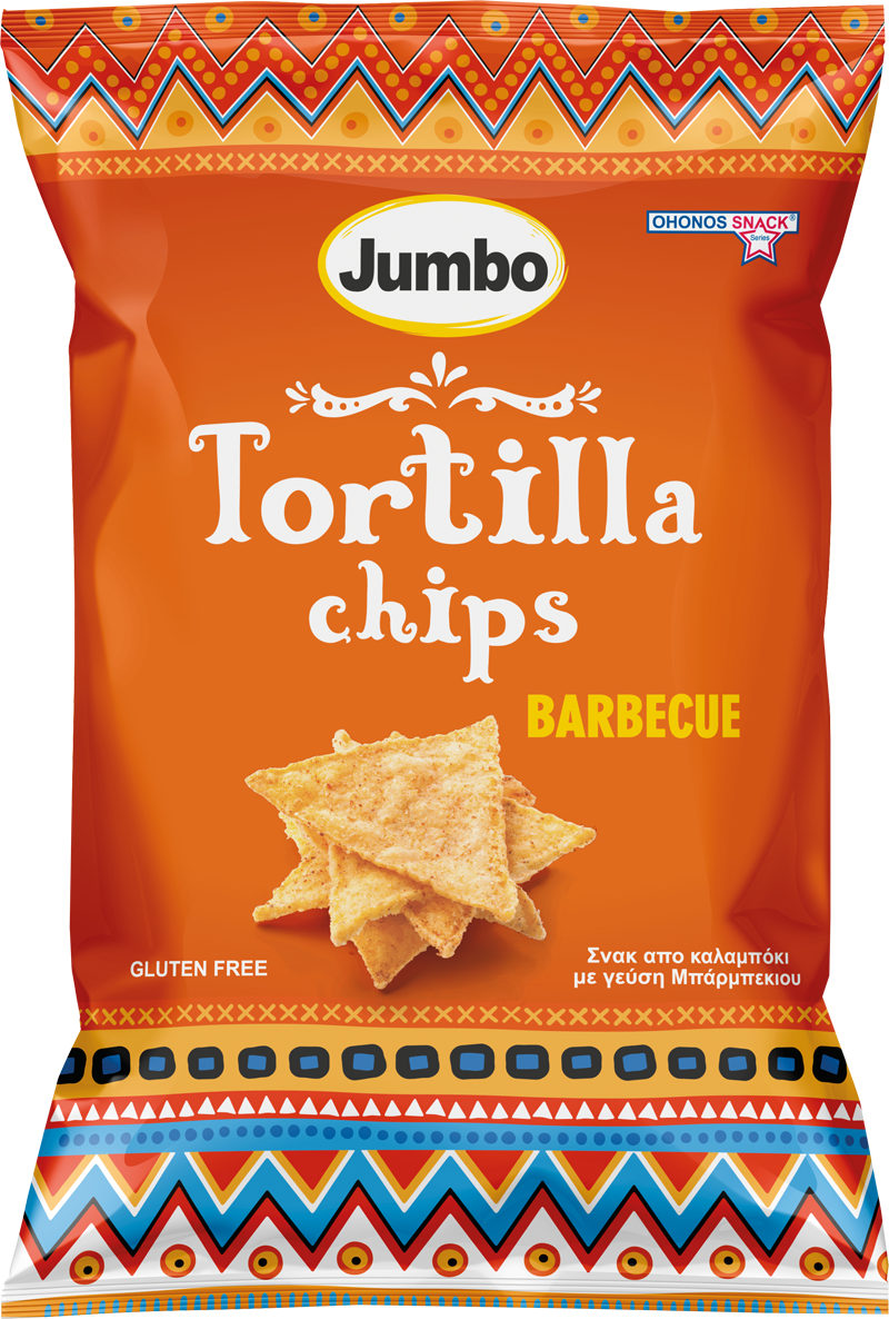 “ohonos Snack” Jumbo Tortilla Chips With Bbq 200g - Jumbo Tortilla Chips Nacho Cheese (800x1186), Png Download