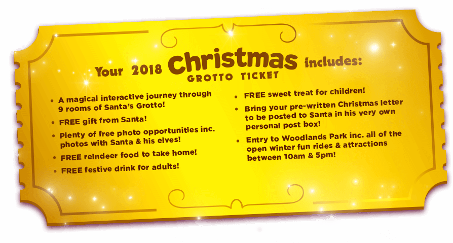 Your Golden Ticket To The Best Christmas Grotto In - Poster (894x479), Png Download