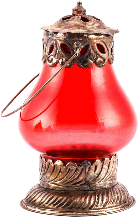 Red Hanging Lantern - Serveware (500x750), Png Download