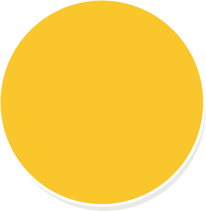 Circlebutton-13 - Deep Yellow (1000x742), Png Download
