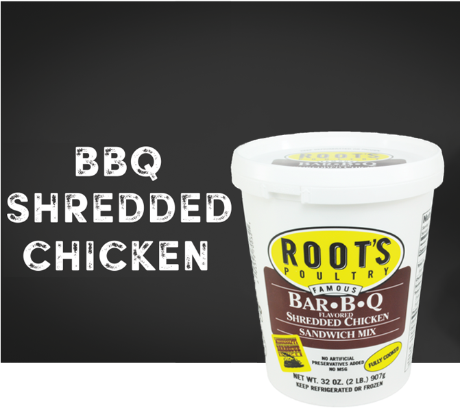 Root's Bbq Shredded Chicken Sandwich Mix - Caffeine (670x670), Png Download