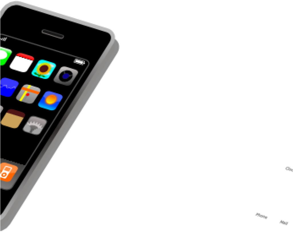 Smart Phone Clipart Smart Phone Clipart Smartphone - Cell Phone Clipart Png (1024x1024), Png Download