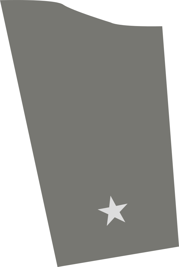 File - 19 - Brigadeiro-general - Svg - Crescent (687x1024), Png Download