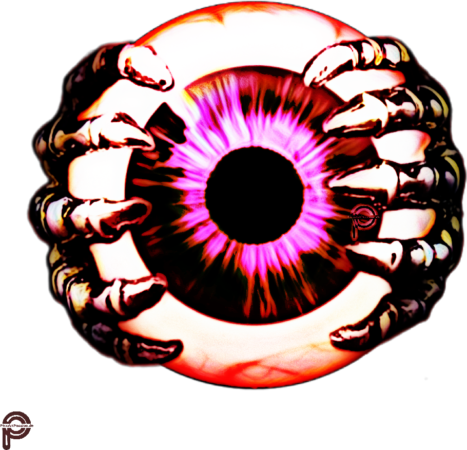 Eye Pink Creepy Fantasyart Fantasy Picsartpassion De - Circle (1024x1024), Png Download