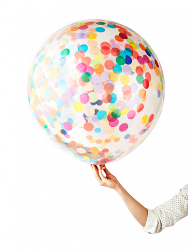 Jumbo Confetti Balloon (800x800), Png Download