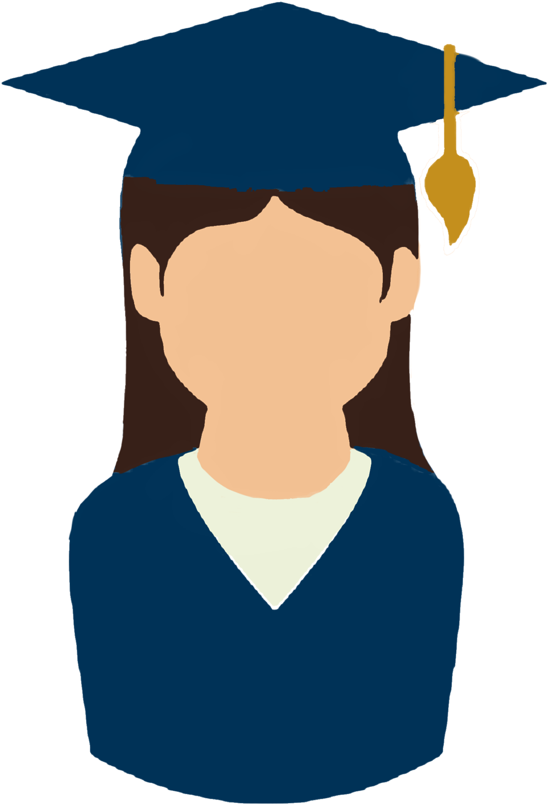 Graduate Woman Icon (1920x1920), Png Download