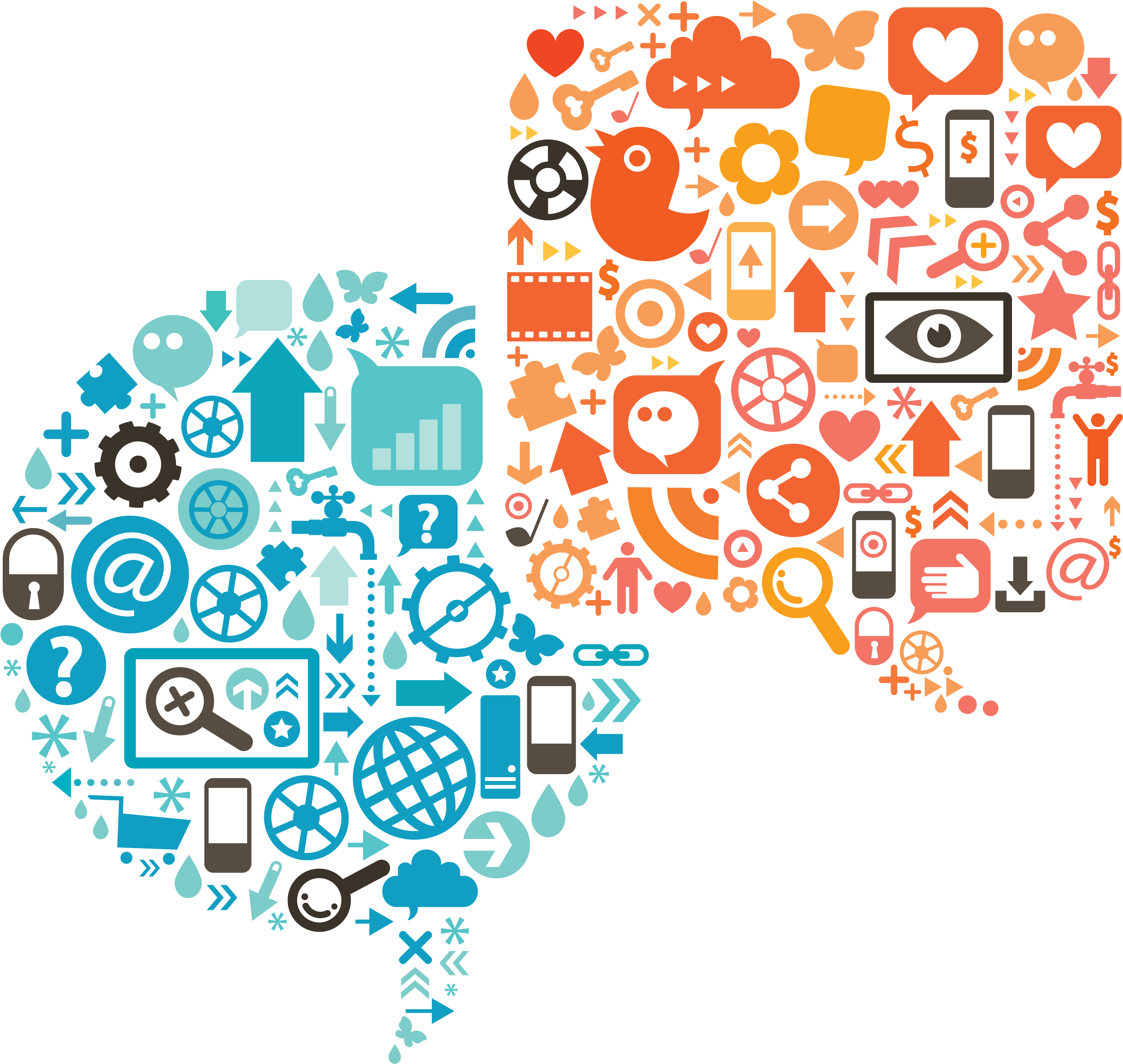 Word Bubbles - Marketing Banking (3500x3500), Png Download