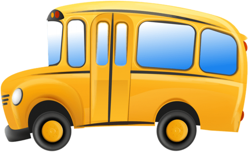 Download School Bus Transparent Clipart Png Photo - School Bus (850x522), Png Download