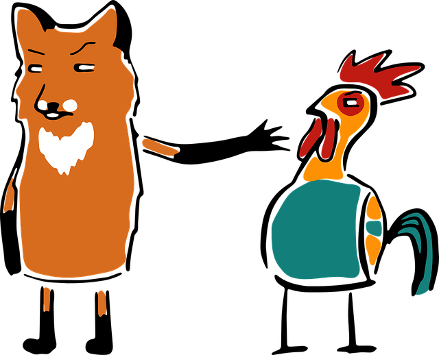 Bird, Cock, Vector, Chicken, Cute, Illustration, Funny - Петух Вектор Пнг (640x518), Png Download