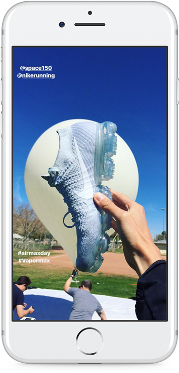 We Even Had A Fancy Little Case Made Up For Nike To - Gadget (400x781), Png Download