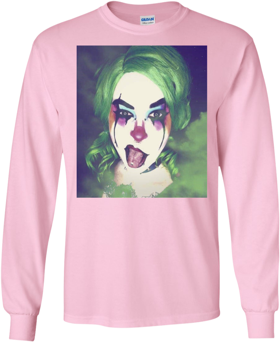 Clown Long Sleeve Shirt - Sweatshirt (1155x1155), Png Download
