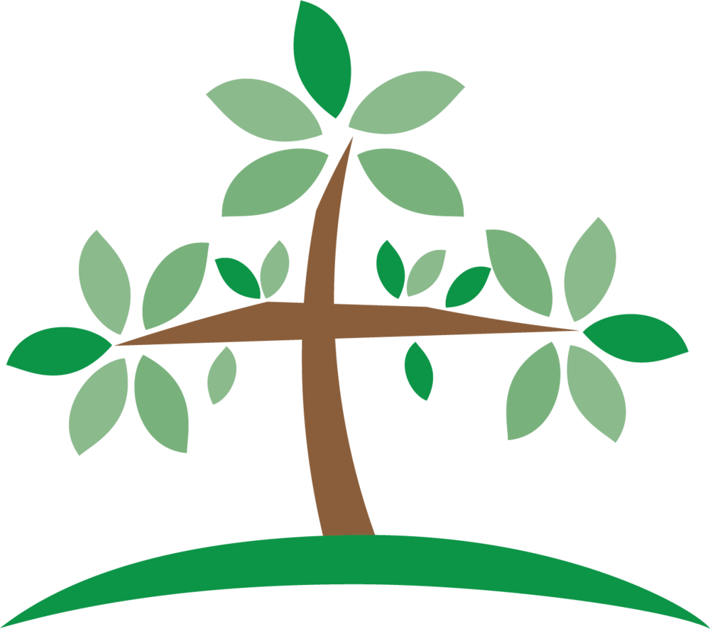 Union Church Curved Tree Silhouette (1000x886), Png Download