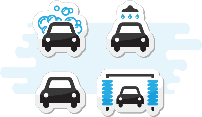 We Use The Very Best In Car Care Materials, Including - Car Wash Icon Vector (800x506), Png Download