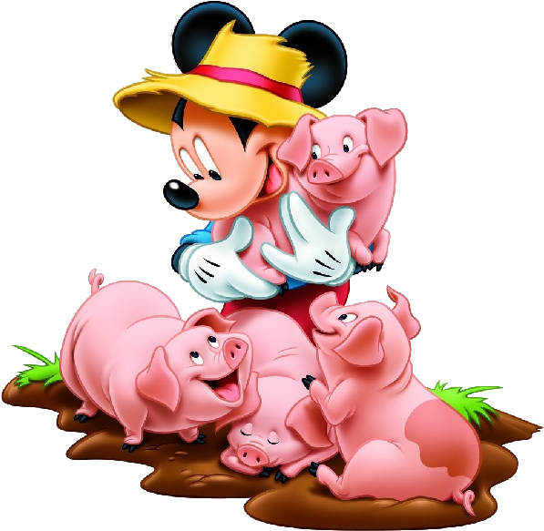 Mickey Mouse Parties, Mickey Minnie Mouse, Disney Mickey, - Minnie Mouse Farmer Png (600x600), Png Download