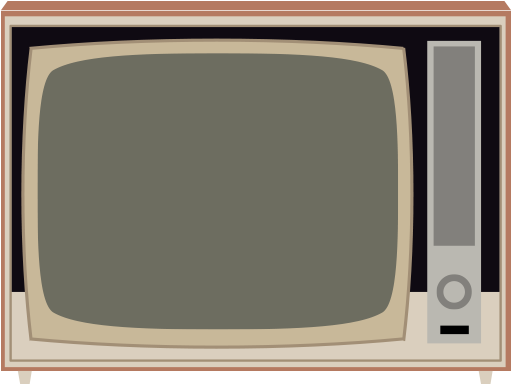 Old Tv Vector And Png Free Download - Television Set (1200x628), Png Download