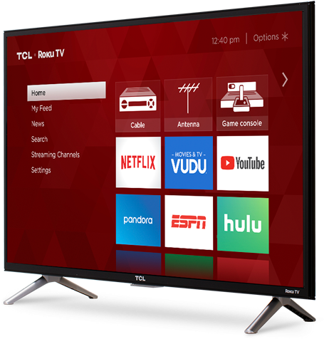 Tcl 32” Class 3-series Hd Led Roku Smart Tv - Tcl 40s305 40 Inch 1080p Roku Smart Led Tv (720x480), Png Download