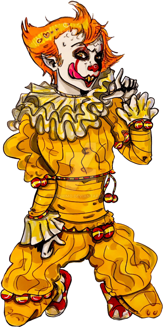 2017 Pennywise By Irishimo Pennywise The Dancing Clown, (687x1161), Png Download