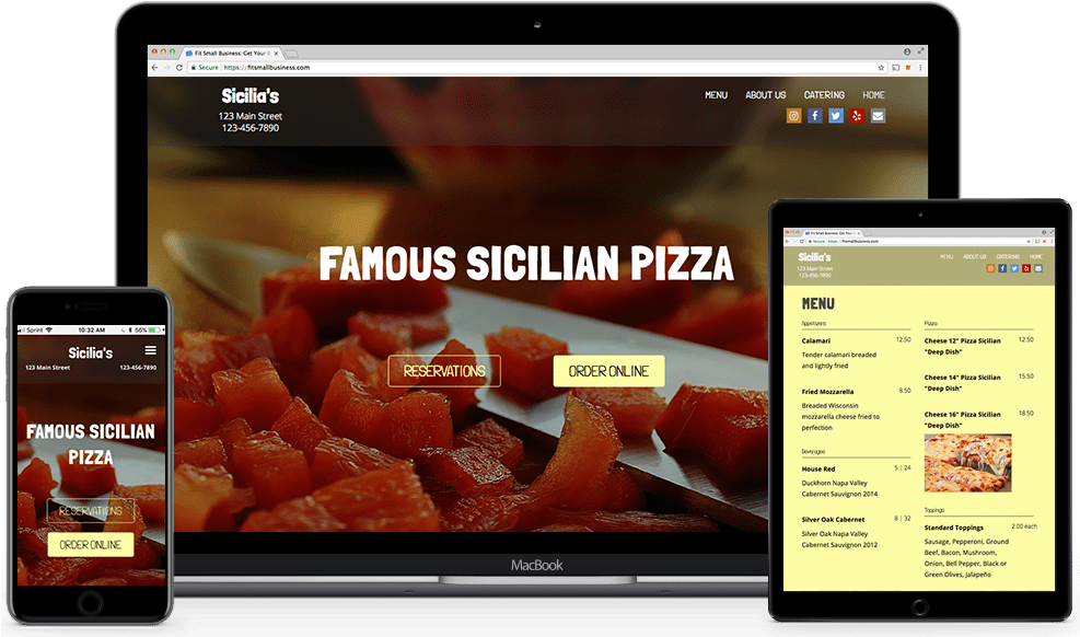 Restaurant Website Templates - Web Page Instructions (986x600), Png Download