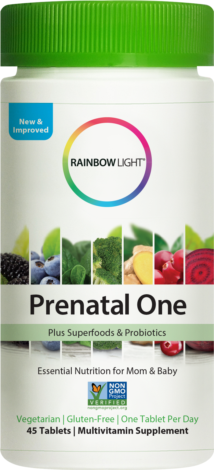 Rainbow Light Prenatal One Multivitamin Non-gmo Project - Rainbow Light Men's One Multivitamin (2000x2000), Png Download
