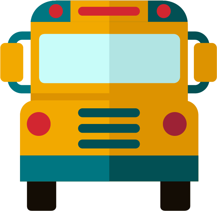 Schoolbus (720x700), Png Download