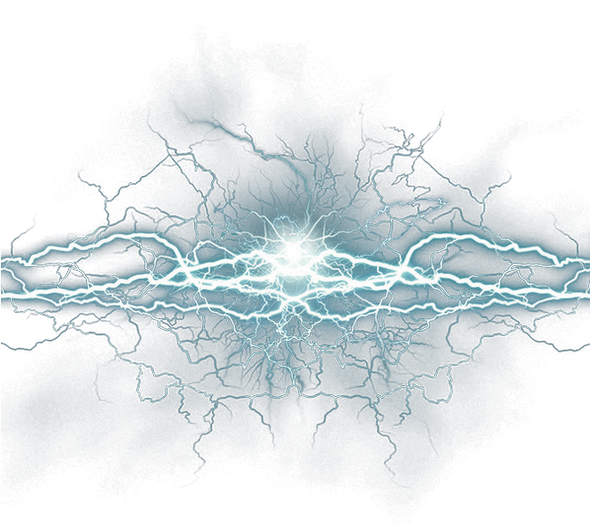 Icon Effect Elements Lightning Png Image High Quality - Lightning Effect Png Hd (650x650), Png Download