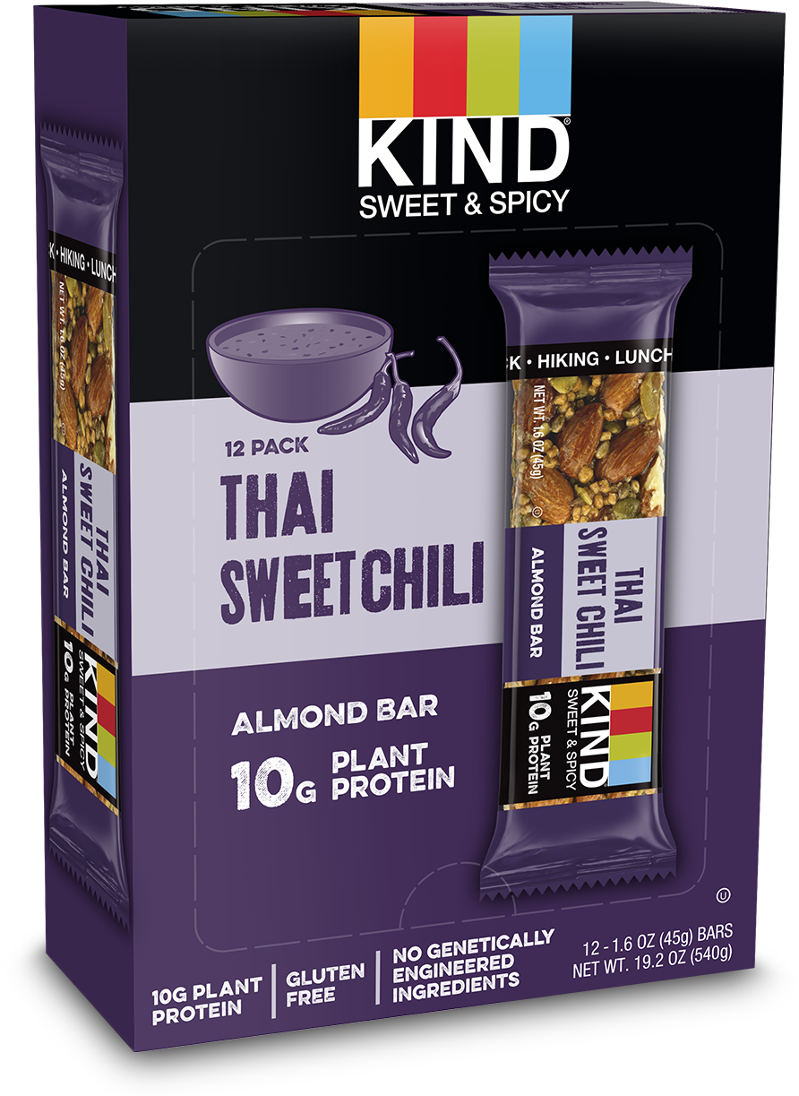 Null - Kind Sweet & Spicy Sweet Cayenne Bbq Almond Bar (1520x1241), Png Download
